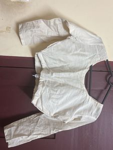 Elegant off white blouse