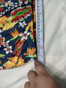 Tropical Floral Bikini Bottoms 🤎