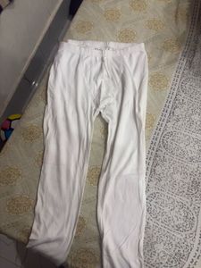 Men's White Thermal Leggings