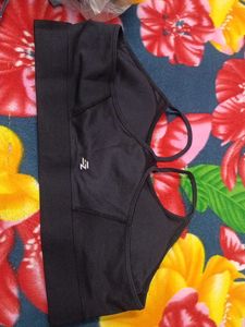 Black Sports Bra