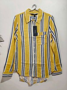 VERONICA BEARD Striped Button-Down Shirt