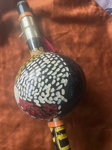 Hand-Painted snake charmers pungi/been flut