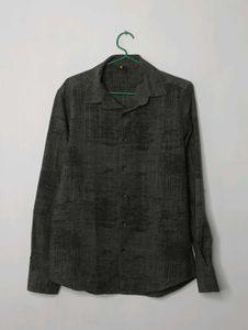 Men's Textured Long Sleeve Shirt