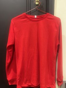 Unisex Red Full Tracksuit/Nightsuit 10-12 years