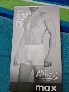 Max 1-Pack Ribbed Trunk Boxers(single piece)