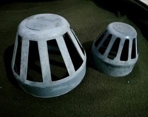 2 Drainage Waste PVC Air Cowl Vent