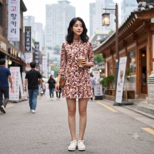 Floral Print Mini Dress