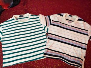 Comboo of 2 Striped T-shirts Bundle