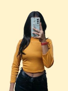 Yellow Long Sleeve Top