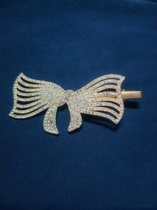 Set of 5 Sparkly Bow Hair Clips