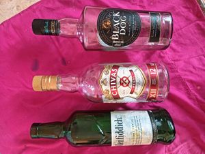Empty bottle for decoration DIY