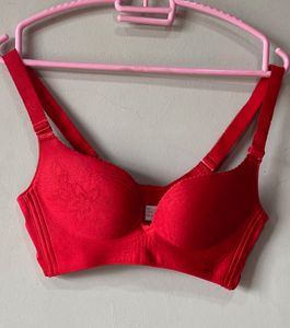 Red Tshirt Bra (padded)