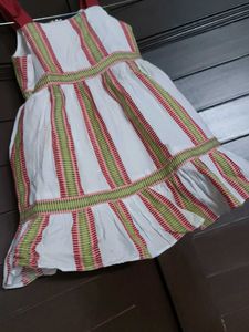 Juniors Cute Striped Summer Dress 2-3Y