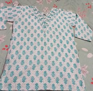 printed short Kurta