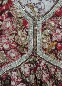 Floral Print Kurta and Palazzo Set
