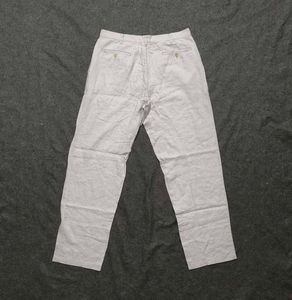 INTERMEZZO 'Pleated Wide-Leg' Linen-Blend Trousers