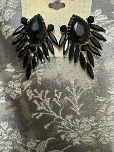 Black Statement Earrings