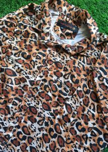 Tiger Print Men Shirt 👕