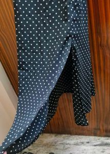 Polka Dot Ruffle Strap Dress