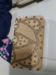 Elegant Embroidered Clutch Bag