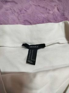 White Asymmetrical Skirt 🤍