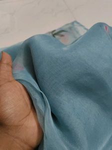 Organza dupatta 🩵