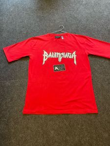 Balenciaga Red T-Shirt