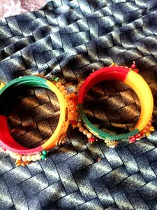 handmade Rajasthani Designer Kundan Bangles
