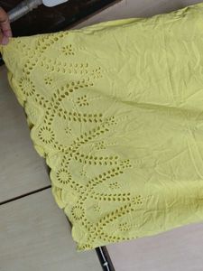 V-Neck Sleeveless Yellow Top