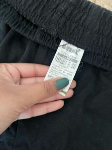 Black Cargo Jogger Pants