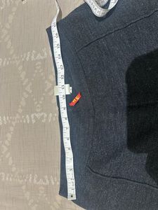 Dark Grey Textured Trousers
