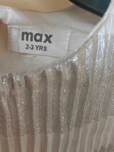 Sparkly Star Party Dress 2-3years