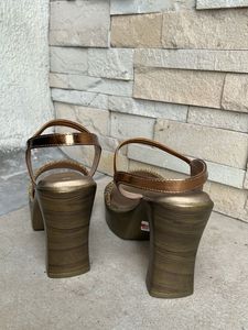 Stylish Embellished Platform Wedges