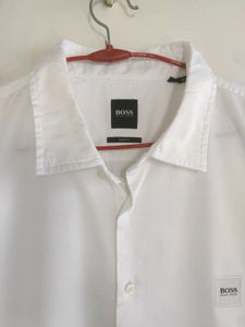 BOSS White Men's Casual Shirt