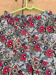 Floral Palazzo Pants and Crop Top Set