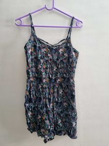 Floral Print Jumpsuit