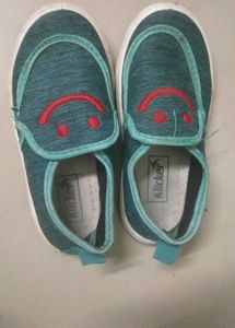 Teal Knit Sneakers