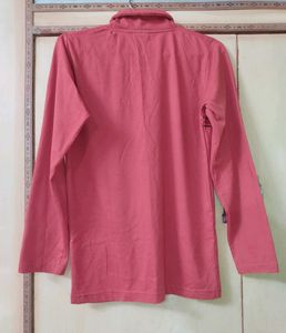 Men's Rust Graphic Full Sleeve T-Shirt | Size 36 |