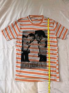 Vintage Metallica Striped T-Shirt