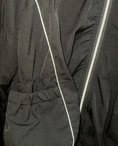 Korean Black Jacket with Striped Detail