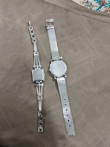 Cute Emoticon &amp; Red Stone Watch Set