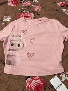 Cute Pink Graphic T-Shirt