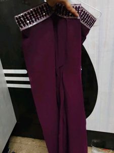 New plazo set party wear heavy dupatta