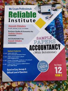 Accountancy Sample Papers class 12th