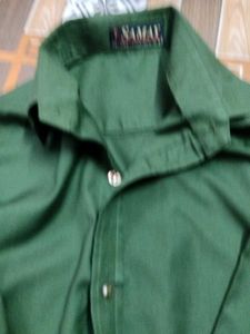 Classic Green Button-Up Shirt