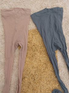 Sheer Tights - Beige &amp; Grey