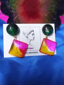 Boho Diamond Drop Earrings