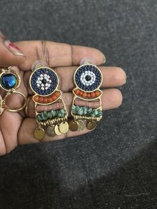 Boho Beaded Bracelet &amp; Earrings Set