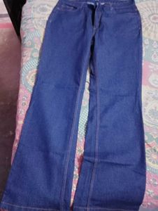 Blue Denim Flare Jeans