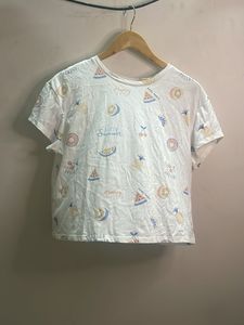 Cute Summer Fruit Print T-Shirt